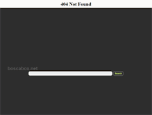 Tablet Screenshot of boscabox.net